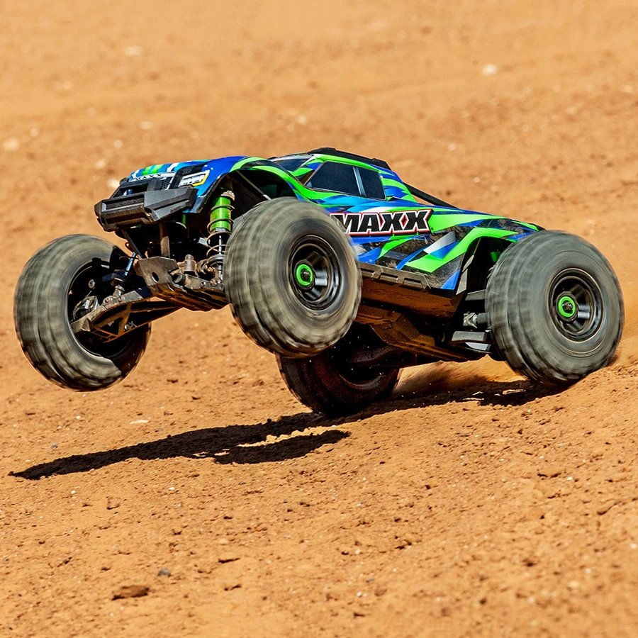 Traxxas 1/10 Maxx W/WideMaxx®, 4WD, RTR (Requires Battery & Charger): Green 6 Traxxas 1/10 Maxx W/WideMaxx®, 4WD, RTR (Requires Battery & Charger): Green - Image 4