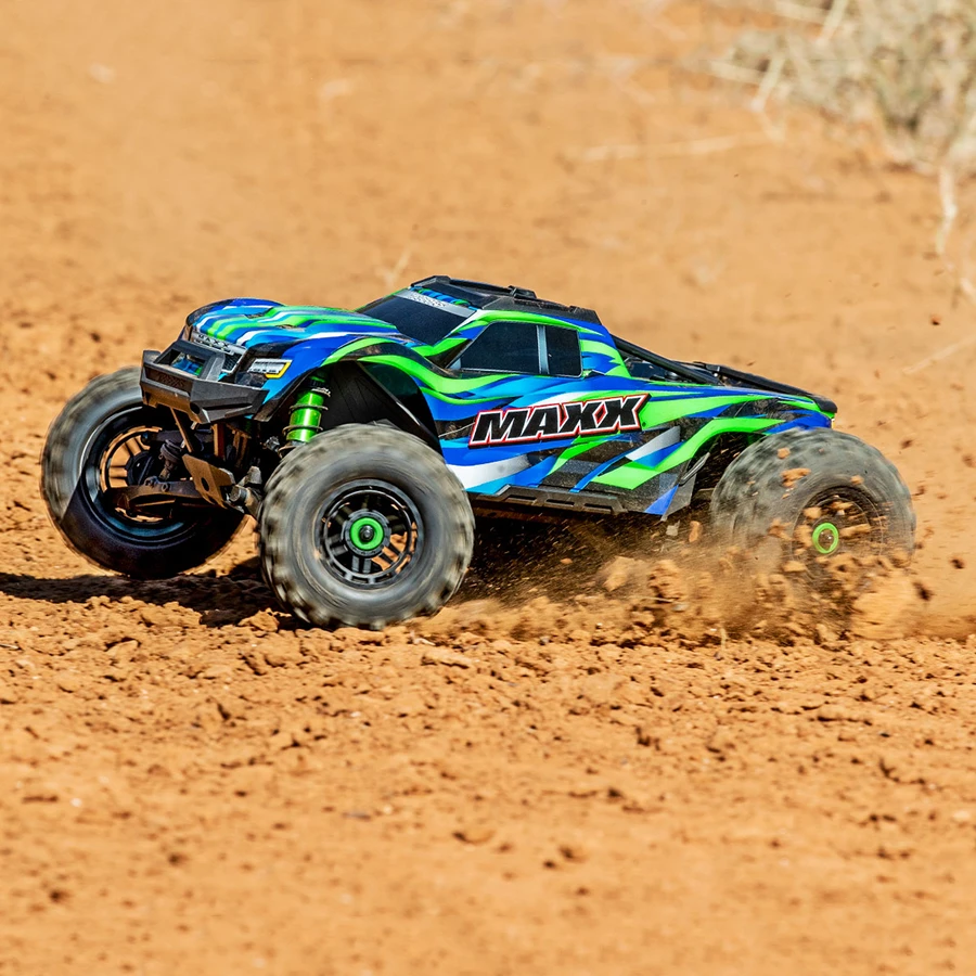Traxxas 1/10 Maxx W/WideMaxx®, 4WD, RTR (Requires Battery & Charger): Green 7 Traxxas 1/10 Maxx W/WideMaxx®, 4WD, RTR (Requires Battery & Charger): Green - Image 5