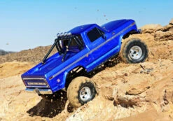 Traxxas 1/10 TRX-4 1979 Ford F-150 High Trail Edition: Blue (Needs Battery & Charger) -Radio Control & Model Shop 92046 4 BLU 10
