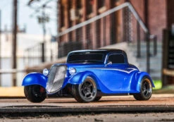 Traxxas 1/10 4-TEC 3.0, 1933 Hot Rod Coupe: Blue -Radio Control & Model Shop 93044 4 10