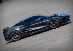 Traxxas 1/10 C8 Corvette 4WD RTD (Requires Battery & Charger): Black -Radio Control & Model Shop 93054 4 BLK 4