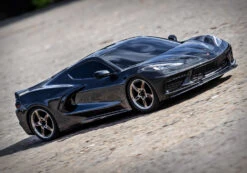 Traxxas 1/10 C8 Corvette 4WD RTD (Requires Battery & Charger): Black -Radio Control & Model Shop 93054 4 BLK 5
