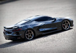 Traxxas 1/10 C8 Corvette 4WD RTD (Requires Battery & Charger): Black -Radio Control & Model Shop 93054 4 BLK 6