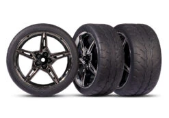 Traxxas 1/10 C8 Corvette 4WD RTD (Requires Battery & Charger): Black -Radio Control & Model Shop 93054 4 COM 12