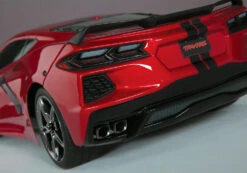 Traxxas 1/10 C8 Corvette 4WD RTD (Requires Battery & Charger): Black -Radio Control & Model Shop 93054 4 COM 6