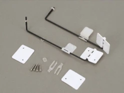 PARKZONE Optional Flap Hardware Set: SR 10 (No Sx Incl)