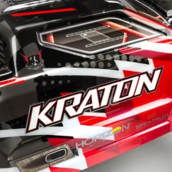 Arrma 1/8 Kraton 6S, 4WD, BLX (Requires Battery & Charger): Red -Radio Control & Model Shop ARA106040T1 8 lg