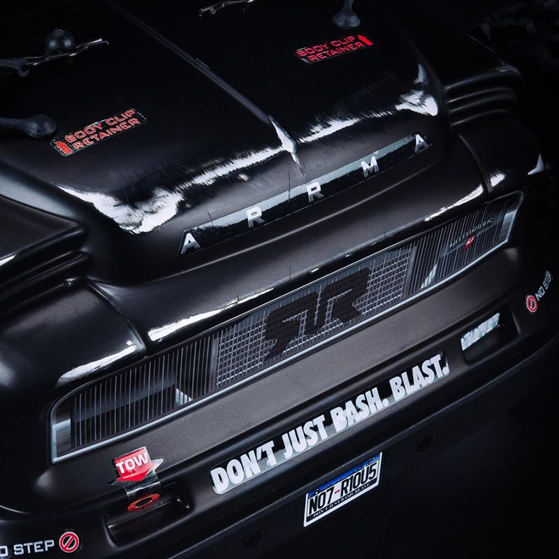 Arrma 1/8 Notorious 6S, 4WD, BLX (Requires Battery & Charger): Black 6 Arrma 1/8 Notorious 6S, 4WD, BLX (Requires Battery & Charger): Black - Image 4