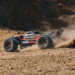 Arrma 1/5 Kraton 8S, 4WD, BLX (Requires Battery & Charger): Orange -Radio Control & Model Shop ARA110002T2 8 lg