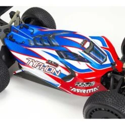 Arrma 1/8 TLR Tuned TYPHON 6S 4WD BLX Buggy RTR, Red/Blue 37 Arrma 1/8 TLR Tuned TYPHON 6S 4WD BLX Buggy RTR, Red/Blue -Radio Control & Model Shop ARA8406 16