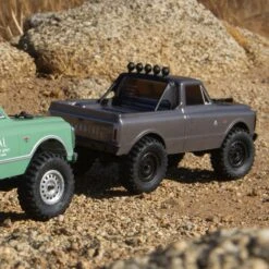 Axial 1/24 SCX24 1967 Chevrolet C10, 4WD, RTR (Includes Batttery & Charger): Dark Silver -Radio Control & Model Shop AXI00001T2 13