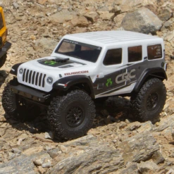Axial 1/24 SCX24 2019 Jeep Wrangler JLU CRC 4WD RTR (Includes Batttery & Charger): White -Radio Control & Model Shop AXI00002T1 6 lg