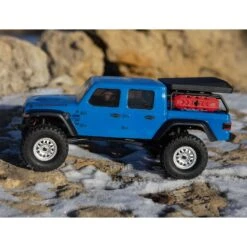 Axial 1/24 SCX24 Jeep Gladiator, 4WD, RTR (Includes Batttery & Charger): Blue -Radio Control & Model Shop AXI00005T2 Blu 4