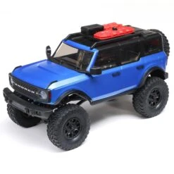 Axial 1/24 SCX24 2021 Ford Bronco 4WD Truck Brushed RTR, Blue (w/Battery & Charger)