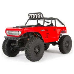 Axial 1/24 SCX24 Deadbolt, 4WD, RTR (Includes Batttery & Charger): Red