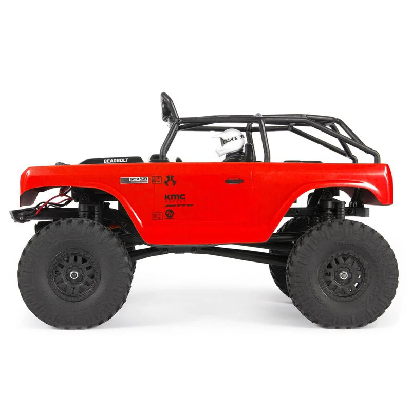 Axial 1/24 SCX24 Deadbolt, 4WD, RTR (Includes Batttery & Charger): Red 4 Axial 1/24 SCX24 Deadbolt, 4WD, RTR (Includes Batttery & Charger): Red - Image 2