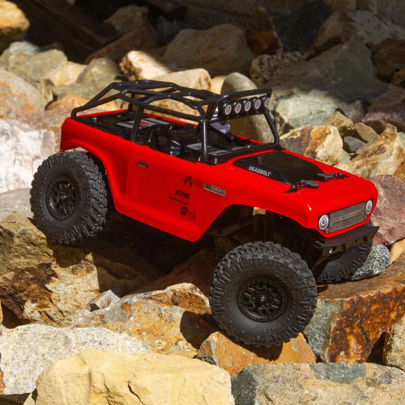 Axial 1/24 SCX24 Deadbolt, 4WD, RTR (Includes Batttery & Charger): Red 5 Axial 1/24 SCX24 Deadbolt, 4WD, RTR (Includes Batttery & Charger): Red - Image 3