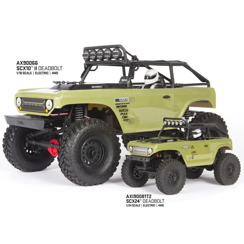Axial 1/24 SCX24 Deadbolt, 4WD, RTR (Includes Batttery & Charger): GReen 14 Axial 1/24 SCX24 Deadbolt, 4WD, RTR (Includes Batttery & Charger): GReen - Image 12
