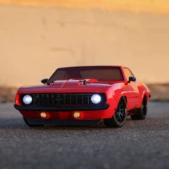 LOSI 1/10 69 Chevy Camaro V100, 4WD, RTR (Includes Battery & Charger): Red -Radio Control & Model Shop LOS03033T1 14