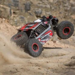 LOSI 1/6 Super Rock Rey V2 4WD Brushless Rock Racer RTR, Gray (Requires Battery & Charger) -Radio Control & Model Shop LOS05016V2T2 5