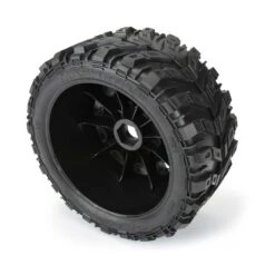 PRO-LINE Masher X HP BELTED Fr/Rr 5.7" MT Tires Mounted 24mm Blk Raid (2) -Radio Control & Model Shop PRO1017610 4