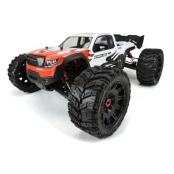 PRO-LINE Masher X HP BELTED Fr/Rr 5.7" MT Tires Mounted 24mm Blk Raid (2) -Radio Control & Model Shop PRO1017610 5