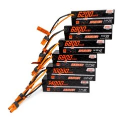 6 Cell 6800mAh 22.2V 120C Smart Pro Basher LiPo: IC5 -Radio Control & Model Shop SPMXB6S68 3
