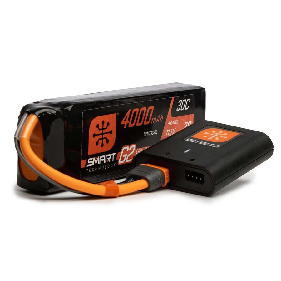 Spektrum 3S Smart Powerstage Air Bundle: 4000mAh 3S G2 LiPo Battery / S120 Charger 4 Spektrum 3S Smart Powerstage Air Bundle: 4000mAh 3S G2 LiPo Battery / S120 Charger - Image 2
