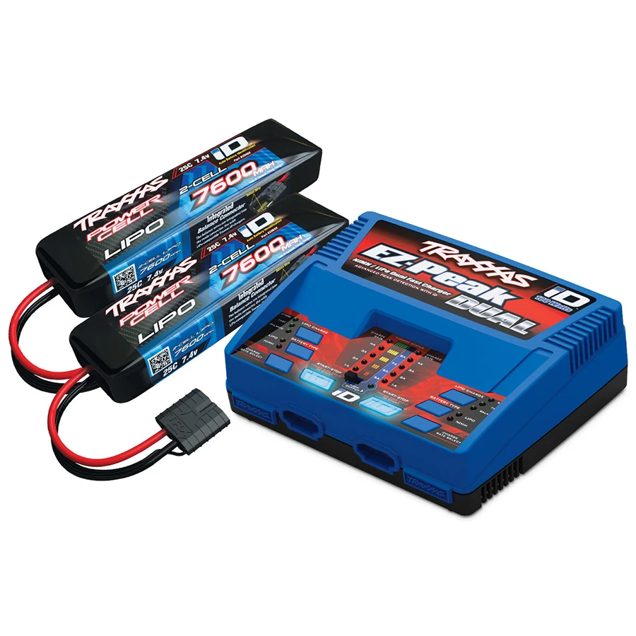 Traxxas 2 Cell 7600mAh Dual Completer Pack: 2991 3 Traxxas 2 Cell 7600mAh Dual Completer Pack: 2991
