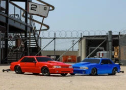 Traxxas 5.0 Mustang Fox Body For Drag Slash: Blue: 9421X -Radio Control & Model Shop TRA9421 BLUE 2